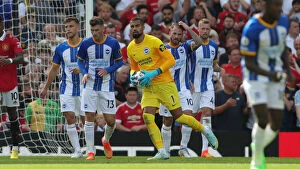 Images Dated 7th August 2022: 2022/23 Premier League: Manchester United vs. Brighton and Hove Albion - Battle at Old Trafford