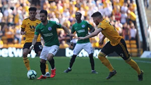 Images Dated 20th April 2019: 20APR19: Premier League Battle – Wolverhampton Wanderers vs. Brighton