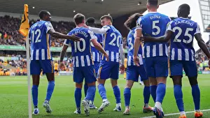 Takes A Penalty And Prints: 30APR22: Lewis Dunk Leads Brighton's Defensive Stand against Wolverhampton Wanderers in Premier League Clash