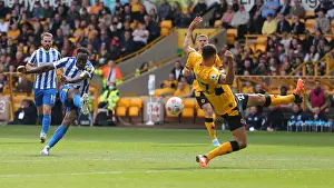 And X2018 Prints: 30APR22: Wolves vs. Brighton - Intense Premier League Clash at Molineux Stadium