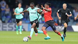 Images Dated 31st July 2021: 31JUL21: Luton Town vs. Brighton & Hove Albion - Pre-Season Friendly Clash at Kenilworth Road