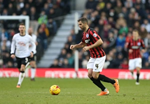 Derby County 06DEC14 Prints: Aaron Hughes in Action: Derby County vs