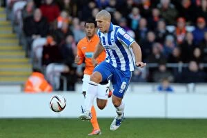 Images Dated 27th October 2012: Adam El-Abd in Action: Brighton & Hove Albion vs. Blackpool, Npower Championship 2012