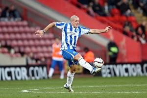 Images Dated 8th December 2012: Adam El-Abd in Action: Brighton & Hove Albion vs Charlton Athletic, Npower Championship
