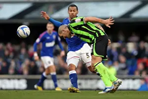 Event:bb 20130101 Prints: Adam El-Abd Clears the Ball for Brighton & Hove Albion against Ipswich Town (January 1)