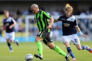 Adam El-Abd during Millwall v Brighton & Hove Albion, Npower Championship Adam El-Abd during Millwall v Brighton & Hove Albion, Npower Championship