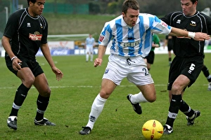 Images Dated 15th November 2006: Adam Hinshelwood battles against Derby Co
