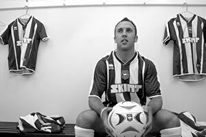Images Dated 9th November 2006: Adam Hinshelwood in the Home Dressing Room