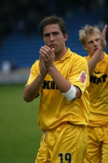 Images Dated 15th November 2006: Adam Virgo Salutes the fans