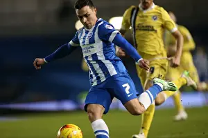 Millwall 12DEC14 Prints: Adrian Kolouga in Action: Brighton & Hove Albion vs Millwall (12DEC14)