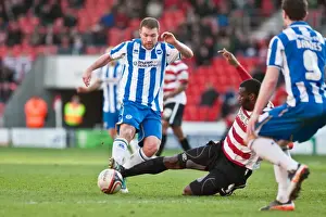 Doncaster Rovers - 03-03-12 Prints: Alan Navarro's Determined Ride: Brighton & Hove Albion vs Doncaster Rovers