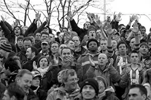 Images Dated 12th February 2007: Albion Fans at Brentford
