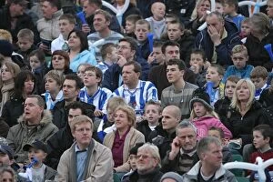 Images Dated 19th February 2007: Albion fans in family stand v Nottingham Forest