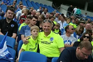 Images Dated 31st July 2015: Albion Fans Gather for Young Seagulls Open Training Session (31st July 2015)