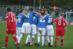 Images Dated 4th December 2006: Albion players celebrate Dean Hammonds opening goal