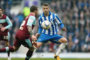 2013 Prints: Andrea Orlandi in Action: Brighton & Hove Albion vs Burnley