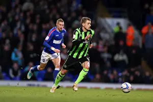 Event:bb 20130101 Prints: Andrea Orlandi in Action: Brighton & Hove Albion vs Ipswich Town