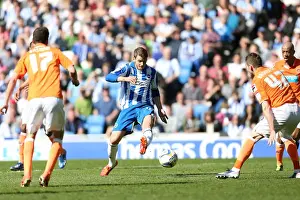 Dist:lguepaper Prints: Andrea Orlandi Scores the Game-winning Goal: Brighton & Hove Albion vs Blackpool (April 20)