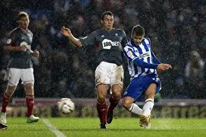 Andrea Orlandi Shoots for Brighton & Hove Albion against Bolton Wanderers, Npower Championship, November 24, 2012