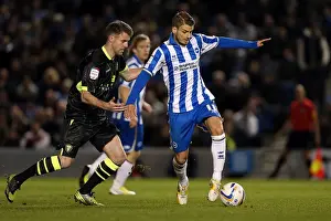 Leeds United - 02-11-2012 Prints: Andrea Orlandi's Electric Performance: Brighton & Hove Albion vs Leeds United