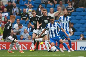 Anthony Knockaert in Action: Brighton & Hove Albion vs. Brentford, EFL Sky Bet Championship (10SEP16)