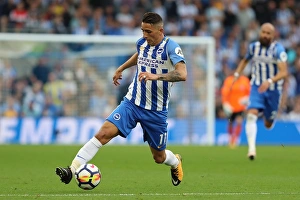 Newcastle United 24SEP17 Prints: Anthony Knockaert in Action: Brighton and Hove Albion vs