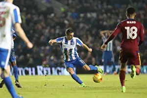 Anthony Knockaert Fires Away: Brighton & Hove Albion vs Ipswich Town (EFL Sky Bet Championship, 14 February 2017)