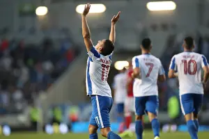 Nottingham Forest 12AUG16 Prints: Anthony Knockaert Scores the Opener: Brighton & Hove Albion vs