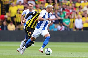 Watford Away 11AUG18 Collection: Anthony Knockaert's Premier League Debut: Brighton and Hove Albion vs. Watford (11th August 2018)