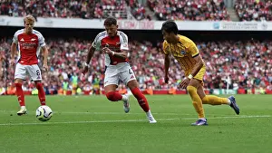Arsenal Defender Ben White 4 Prints: Arsenal v Brighton and Hove Albion Premier League 31AUG24