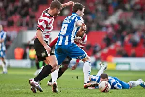 Doncaster Rovers - 03-03-12 Prints: Ashley Barnes in Action: Brighton & Hove Albion vs Doncaster Rovers, March 3, 2012