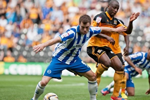 Hull City - 18-08-2012 Collection: Ashley Barnes in action Hull City Brighton HA 120818