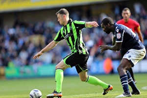 Millwall - 22-09-2012 Prints: Ashley Barnes in Action: Millwall vs