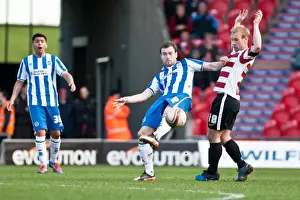 Doncaster Rovers - 03-03-12 Prints: Ashley Barnes of Brighton & Hove Albion in Action against Doncaster Rovers, March 3, 2012