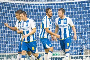 Ashley Barnes Scores First Goal: Brighton & Hove Albion 1-0 Villarreal (July 27, 2013)