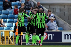 Millwall - 22-09-2012 Prints: Ashley Barnes Scores the Winning Goal: Millwall vs