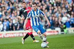 Portsmouth - 10-03-12 Prints: Ashley Barnes Thrilling Performance: Brighton & Hove Albion vs Portsmouth