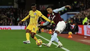 Aston Villa Defender Ezri Konsa 4 Prints: Aston Villa v Brighton and Hove Albion Premier League 30DEC24