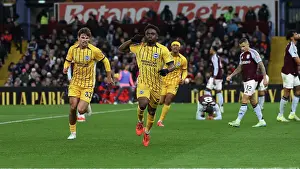 Scores A Goal 2 2 Prints: Aston Villa v Brighton and Hove Albion Premier League 30DEC24