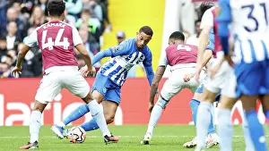 Aston Villa 30SEP23 Prints: Aston Villa vs. Brighton and Hove Albion: Intense Premier League Clash at Villa Park (30SEP23)