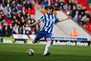 Doncaster Rovers - 03-03-12 Prints: Away Game at Doncaster Rovers: Brighton & Hove Albion vs