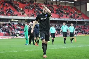 Images Dated 18th February 2017: Barnsley vs. Brighton and Hove Albion: EFL Sky Bet Championship Clash at Oakwell (18FEB17)