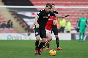 Images Dated 18th February 2017: Barnsley vs. Brighton and Hove Albion: EFL Sky Bet Championship Clash at Oakwell (18FEB17)