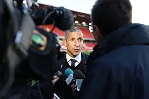 Brighton Manager Prints: Barnsley vs. Brighton and Hove Albion: Intense Championship Clash at Oakwell (18FEB17)