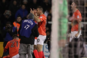 And Celebrates Prints: Battle in the Championship: Brighton and Hove Albion vs. Fulham (02JAN17)