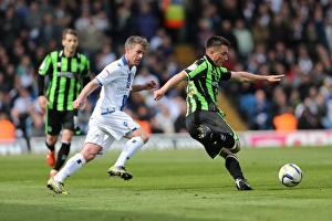 Leeds United - 27-04-2013 Prints: A Battle at Elland Road: Brighton & Hove Albion vs