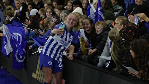 Images Dated 15th October 2023: Battle in the Premier League: Brighton & Hove Albion Women vs