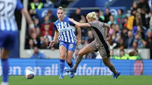 Battle in the Premier League: Brighton & Hove Albion Women vs. Tottenham Hotspur Women (15th October 2023)