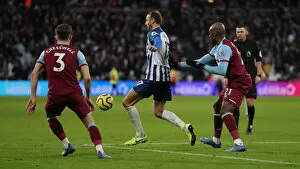 West Ham United 01FEB20 Collection: Battle in the Premier League: West Ham United vs. Brighton and Hove Albion - February 1, 2020