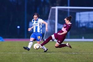 Images Dated 15th December 2013: Battle of the South Coast: Brighton & Hove Albion vs. Portsmouth - Women's Football, 2013-14 Season
